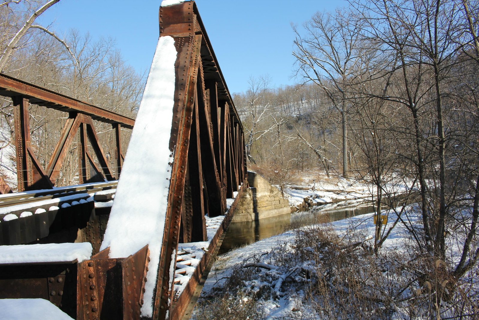Looking east